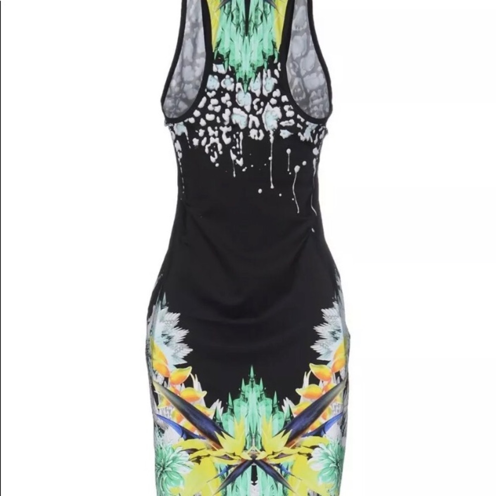 Just Cavalli Fitted Jersey Tank Dress Leo Giraffe - Picture 2 of 5